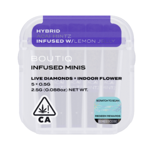 Boutiq Infused Mini Pre Rolls Acai Mintz x Lemon Jelly