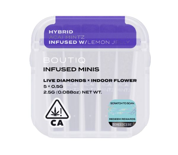 Boutiq Infused Mini Pre Rolls Acai Mintz x Lemon Jelly