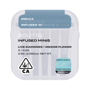 Boutiq Infused Minis Pre Rolls Cherry Gas x White Gummy