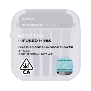 Boutiq Infused Minis Pre Rolls Frostiez x Purple Papaya