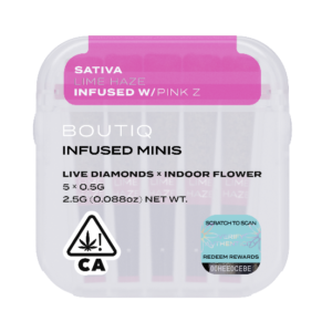 Boutiq Infused Minis Pre Rolls Lime Haze and Pink Z