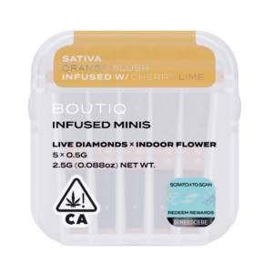 Boutiq Infused Minis Pre Rolls Orange Slush and Cherry Lime