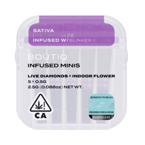 Boutiq Infused Minis Pre Rolls Purple Haze and Blinker Berry