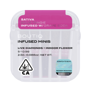 Boutiq Infused Minis Pre Rolls Sour Tangie and Grape Soca