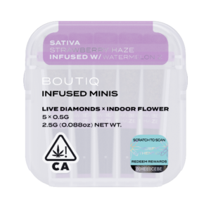 Boutiq Infused Minis Pre Rolls Strawberry Haze and Watermelon Z