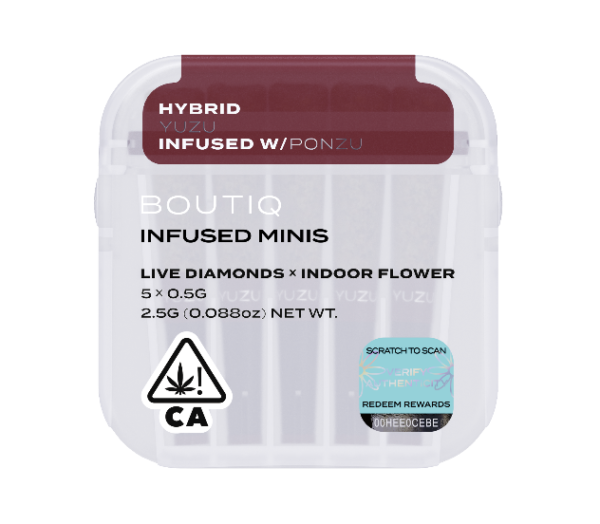 Boutiq Infused Minis Pre Rolls Yuzu and Ponzu