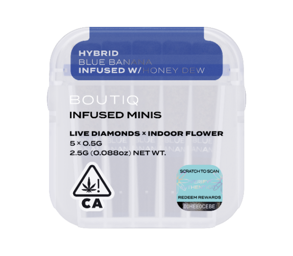 Boutiq Infused Minis Pre Rolls Blue Banana x Honey Dew