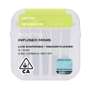 Boutiq Infused Minis Pre Rolls Cactus Jack x Gelonade
