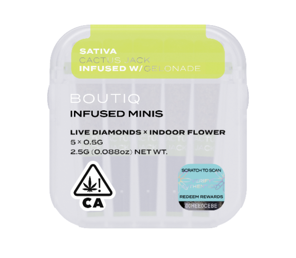 Boutiq Infused Minis Pre Rolls Cactus Jack x Gelonade
