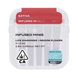 Boutiq Infused Minis Pre Rolls Cake Mix x Blue Mango